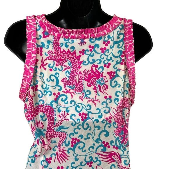 Gretchen Scott Dragon Print Tunic Dress - Picture 14 of 16